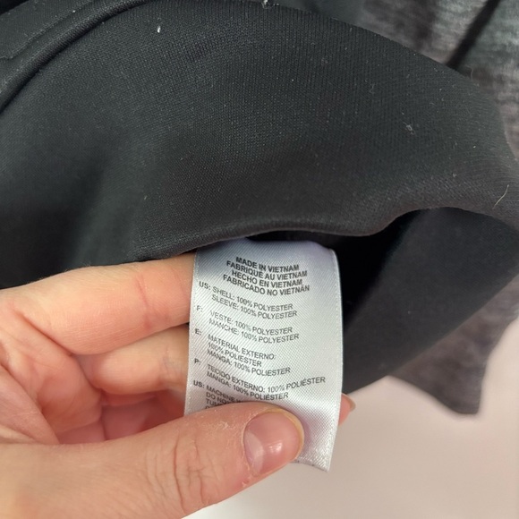 🎉4/30$🎉 Adidas Black & Grey Full Zip Hoodie - Small 🏃♂️ - Picture 3 of 5